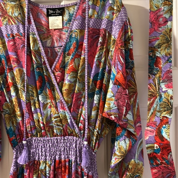 Diane Freis polyester georgette dress - Picture 3 of 5